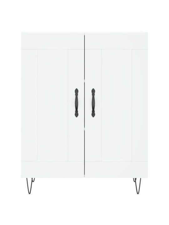 Skříň highboard bílá 69,5 x 34 x 180 cm kompozitní dřevo
