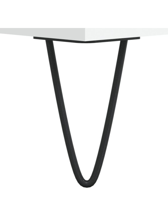 Skříň highboard bílá 69,5 x 34 x 180 cm kompozitní dřevo