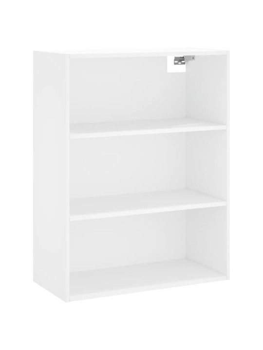 Skříň highboard bílá 69,5 x 34 x 180 cm kompozitní dřevo