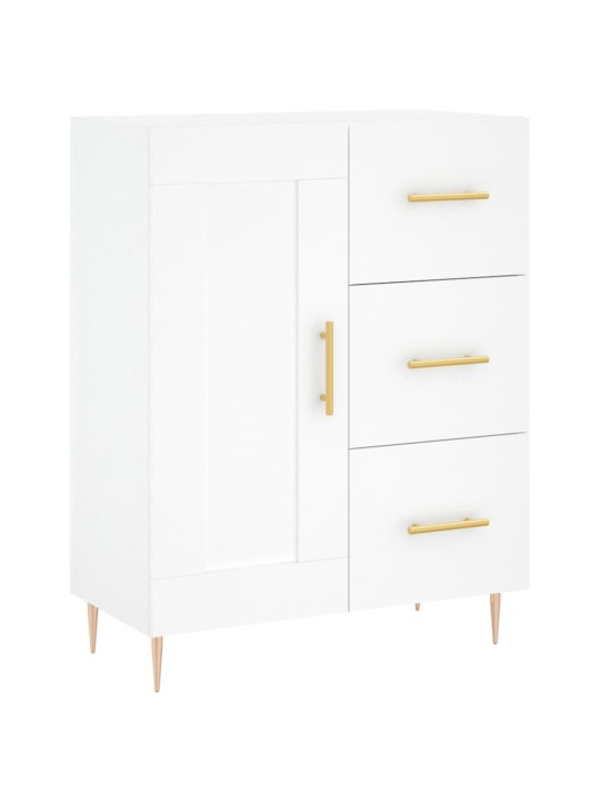 Skříň highboard bílá 69,5 x 34 x 180 cm kompozitní dřevo