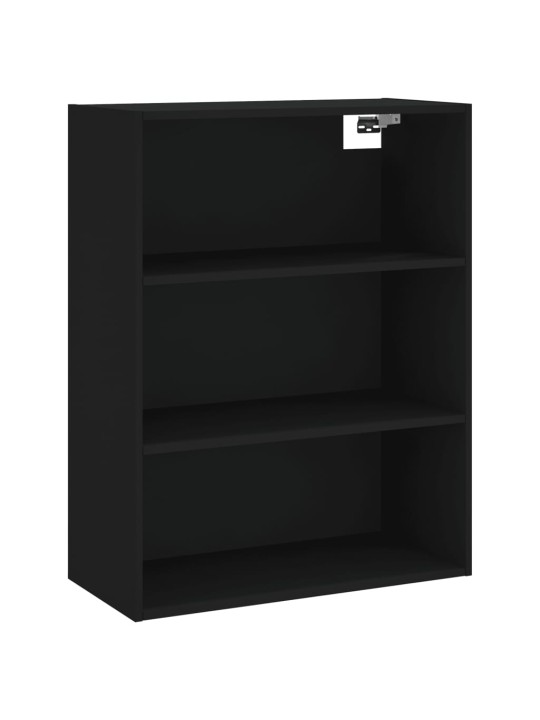 Skříň highboard černá 69,5 x 34 x 180 cm kompozitní dřevo