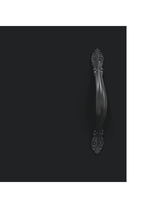 Skříň highboard černá 69,5 x 34 x 180 cm kompozitní dřevo