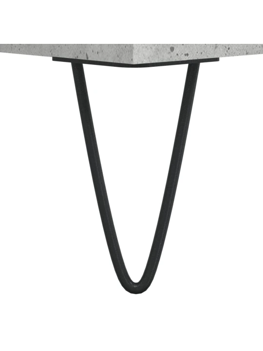 Skříň highboard betonově šedá 69,5x34x180 cm kompozitní dřevo