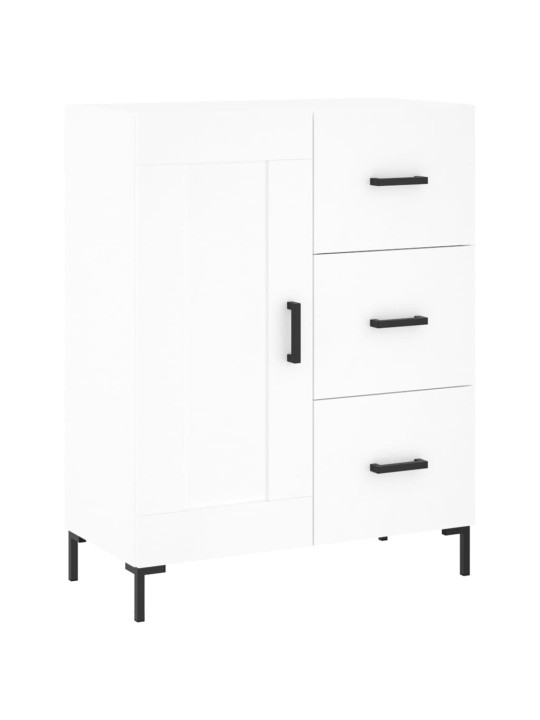 Skříň highboard bílá 69,5 x 34 x 180 cm kompozitní dřevo