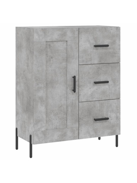 Skříň highboard betonově šedá 69,5x34x180 cm kompozitní dřevo
