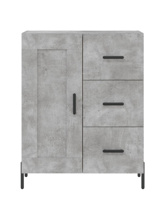 Skříň highboard betonově šedá 69,5x34x180 cm kompozitní dřevo