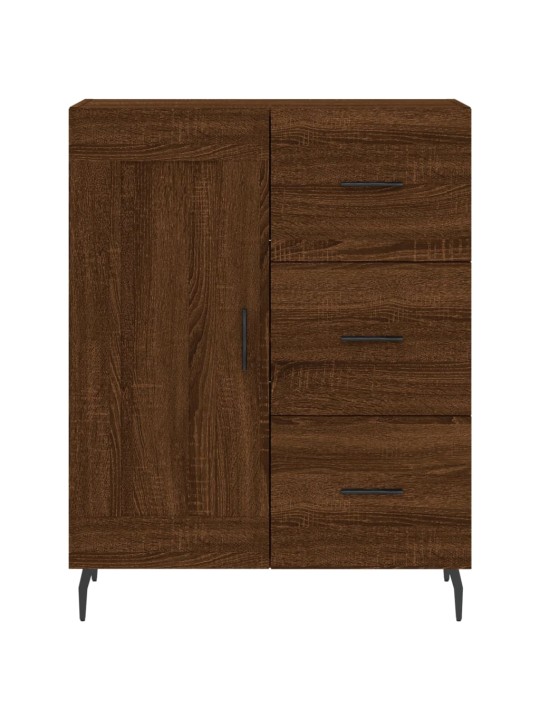 Skříň highboard hnědý dub 69,5 x 34 x 180 cm kompozitní dřevo