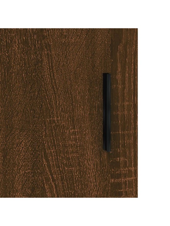 Skříň highboard hnědý dub 69,5 x 34 x 180 cm kompozitní dřevo