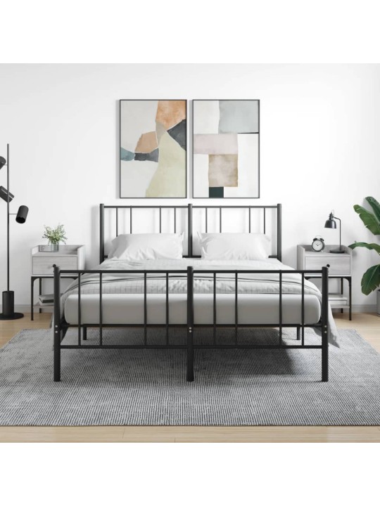 Noční stolky 2 ks šedé sonoma 40,5x31x60 cm kompozitní dřevo
