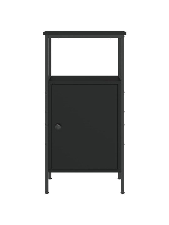 Noční stolky 2 ks černé 41 x 31 x 80 cm kompozitní dřevo