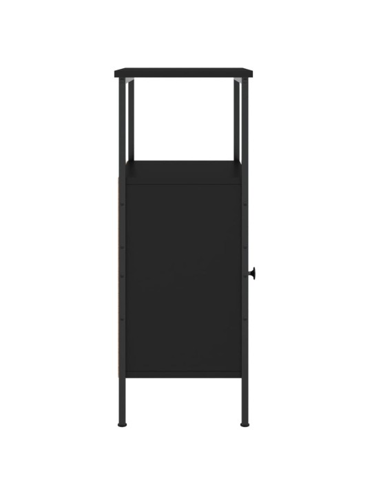 Noční stolky 2 ks černé 41 x 31 x 80 cm kompozitní dřevo