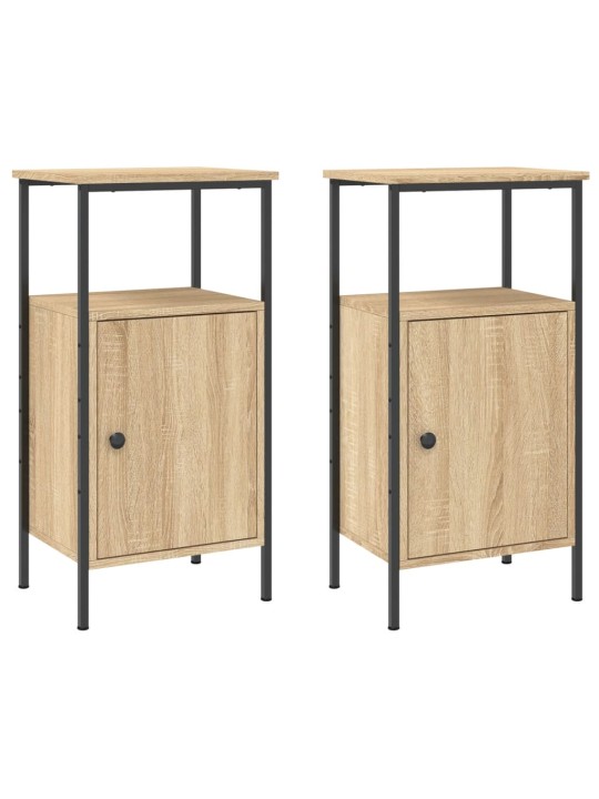 Noční stolky 2 ks dub sonoma 41 x 31 x 80 cm kompozitní dřevo