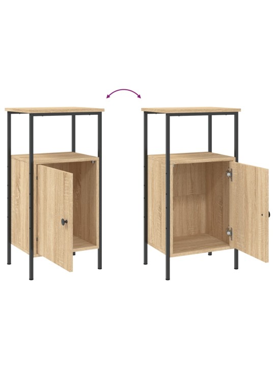 Noční stolky 2 ks dub sonoma 41 x 31 x 80 cm kompozitní dřevo