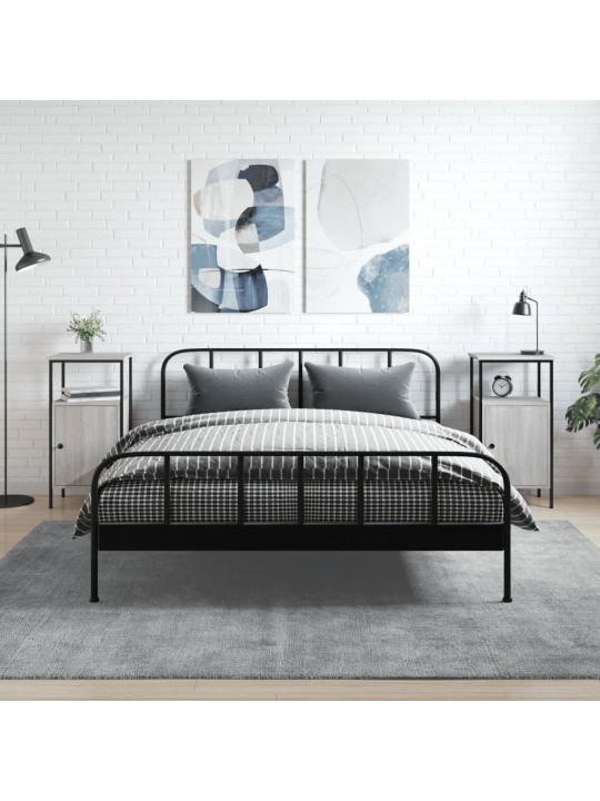 Noční stolky 2 ks šedé sonoma 41 x 31 x 80 cm kompozitní dřevo