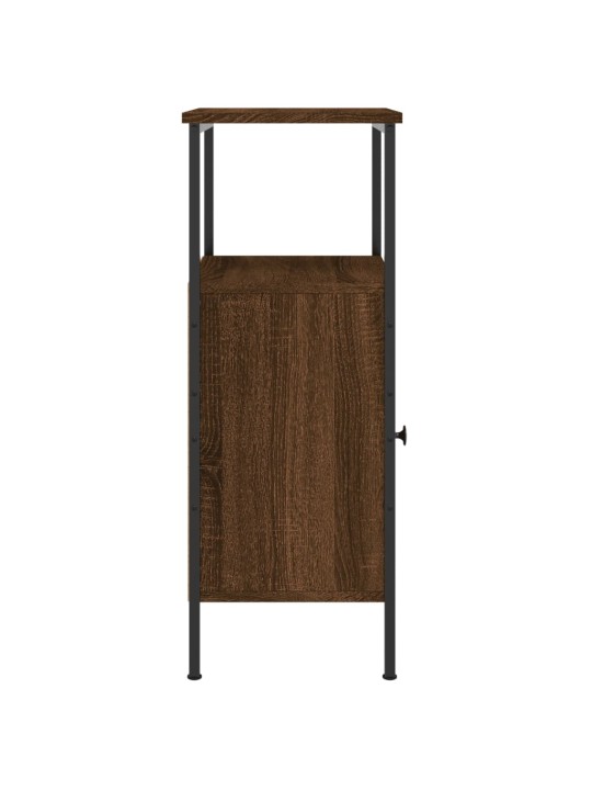 Noční stolky 2 ks hnědý dub 41 x 31 x 80 cm kompozitní dřevo
