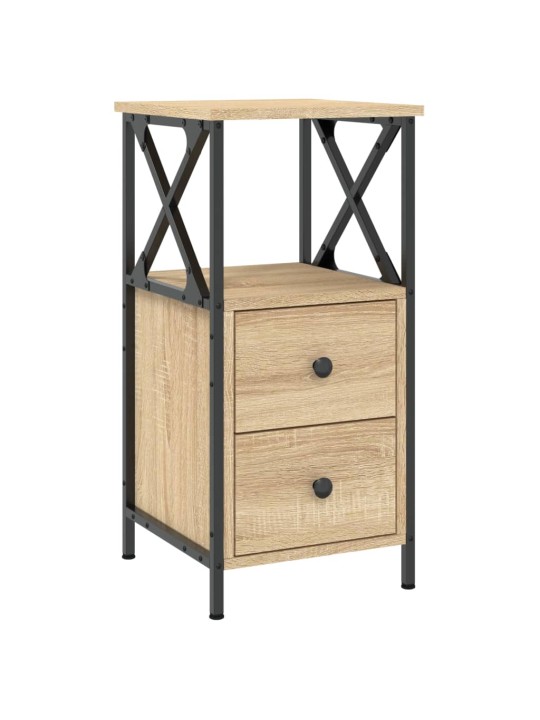Noční stolky 2 ks dub sonoma 34 x 35,5 x 70 cm kompozitní dřevo