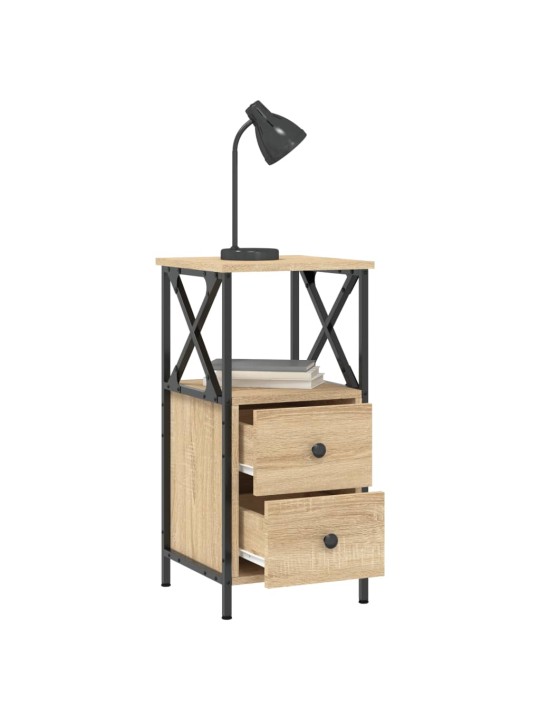 Noční stolky 2 ks dub sonoma 34 x 35,5 x 70 cm kompozitní dřevo