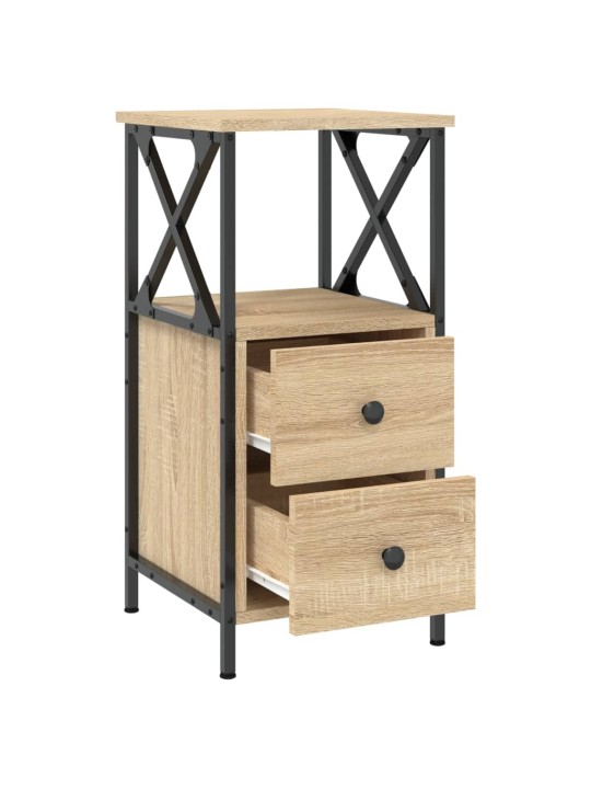 Noční stolky 2 ks dub sonoma 34 x 35,5 x 70 cm kompozitní dřevo
