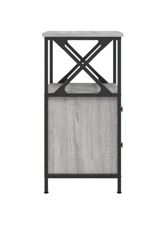 Noční stolky 2 ks šedé sonoma 34x35,5x70 cm kompozitní dřevo