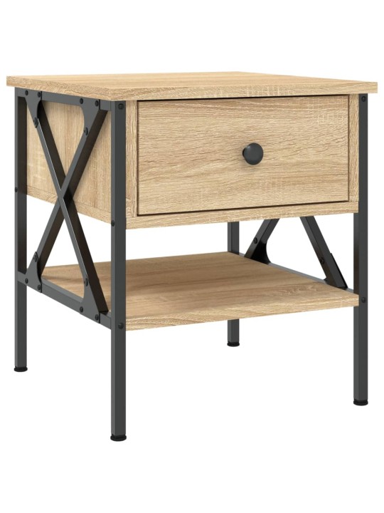 Noční stolky 2 ks dub sonoma 40 x 42 x 45 cm kompozitní dřevo