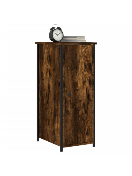 Noční stolky 2 ks kouřový dub 32 x 42 x 80 cm kompozitní dřevo