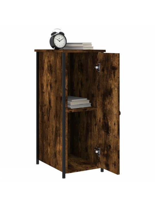 Noční stolky 2 ks kouřový dub 32 x 42 x 80 cm kompozitní dřevo