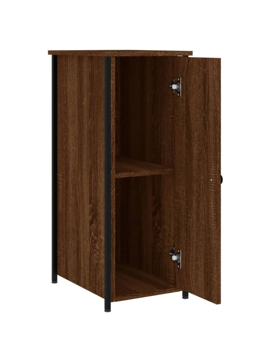 Noční stolky 2 ks hnědý dub 32 x 42 x 80 cm kompozitní dřevo