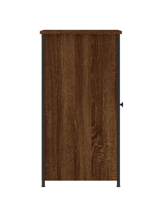Noční stolky 2 ks hnědý dub 32 x 42 x 80 cm kompozitní dřevo