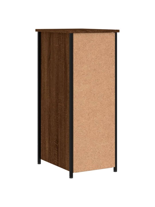 Noční stolky 2 ks hnědý dub 32 x 42 x 80 cm kompozitní dřevo