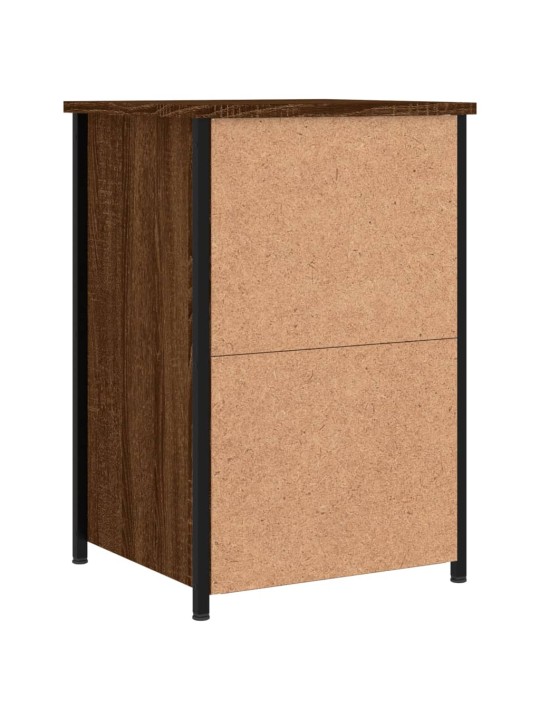 Noční stolky 2 ks hnědý dub 40 x 36 x 60 cm kompozitní dřevo