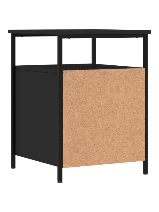 Noční stolky 2 ks černé 44 x 45 x 60 cm kompozitní dřevo
