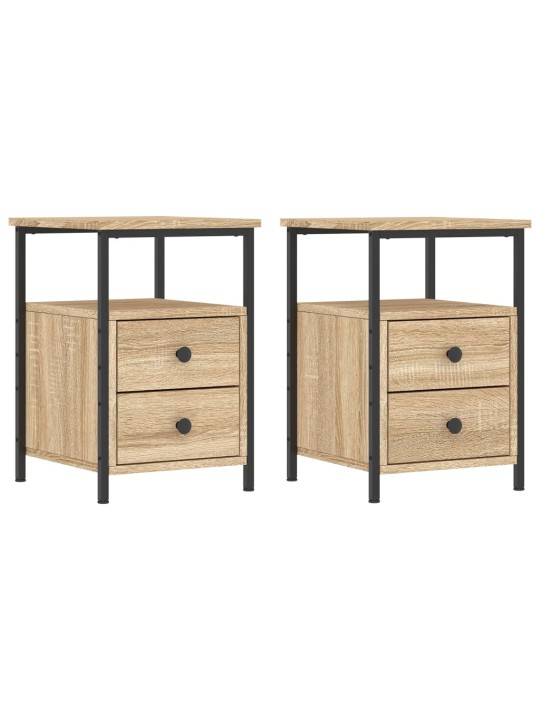 Noční stolky 2 ks dub sonoma 34 x 35,5 x 50 cm kompozitní dřevo