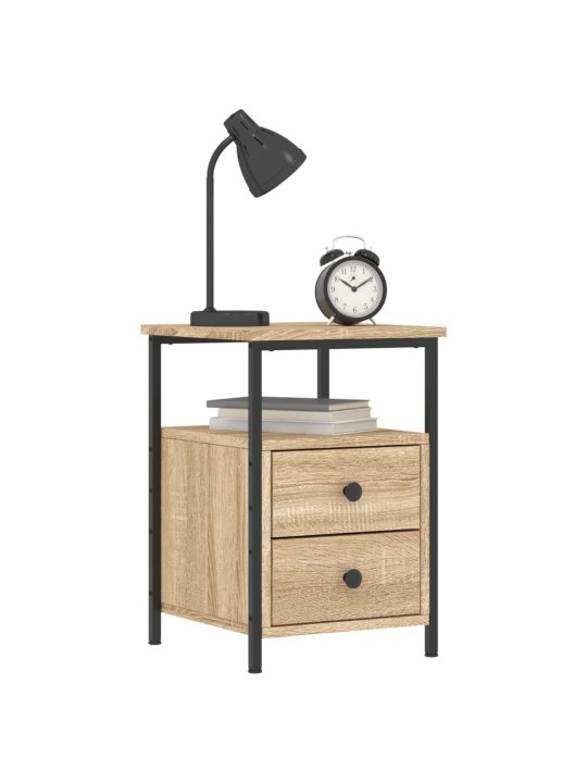 Noční stolky 2 ks dub sonoma 34 x 35,5 x 50 cm kompozitní dřevo