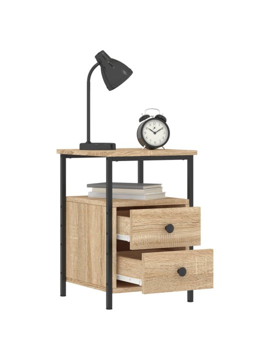 Noční stolky 2 ks dub sonoma 34 x 35,5 x 50 cm kompozitní dřevo