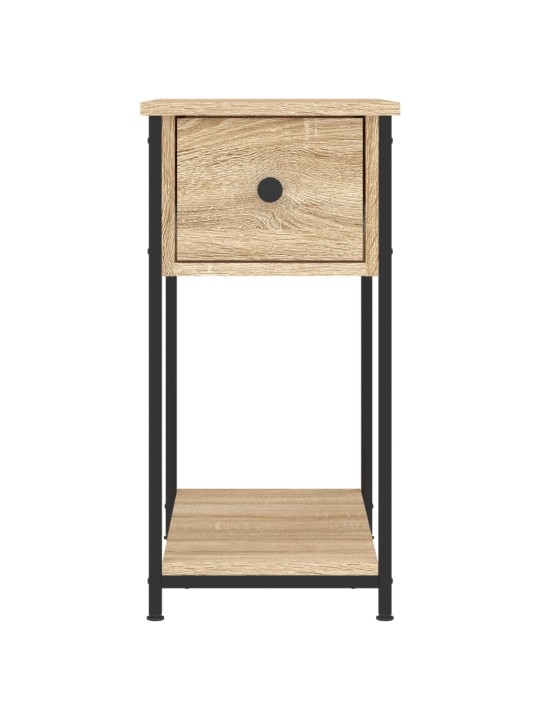 Noční stolky 2 ks dub sonoma 30 x 60 x 80 cm kompozitní dřevo