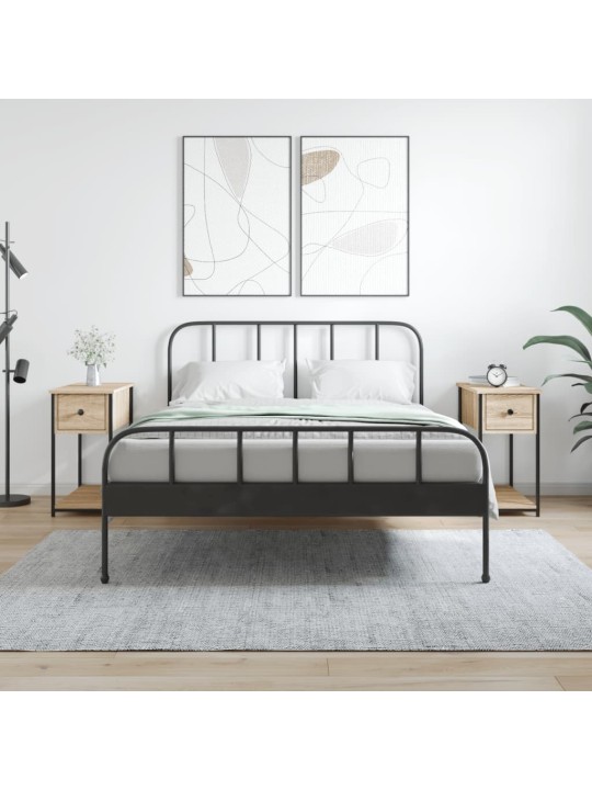 Noční stolky 2 ks dub sonoma 30 x 60 x 80 cm kompozitní dřevo