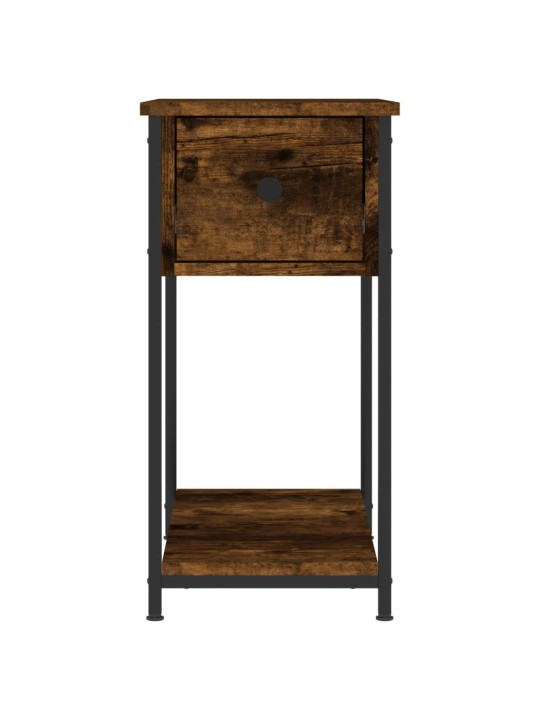 Noční stolek kouřový dub 30 x 60 x 60 cm kompozitní dřevo
