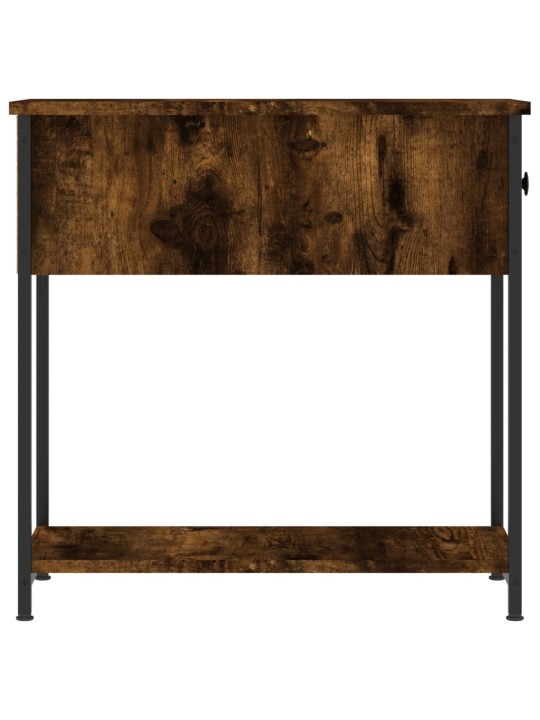 Noční stolky 2 ks kouřový dub 30 x 60 x 60 cm kompozitní dřevo