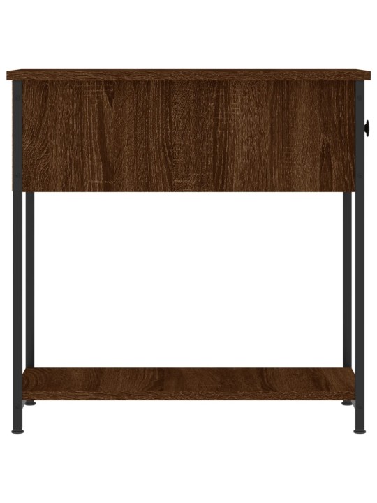 Noční stolky 2 ks hnědý dub 30 x 60 x 60 cm kompozitní dřevo