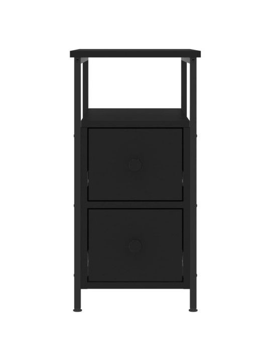 Noční stolky 2 ks černé 30 x 60 x 60 cm kompozitní dřevo