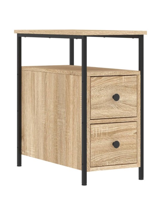 Noční stolky 2 ks dub sonoma 30 x 60 x 80 cm kompozitní dřevo