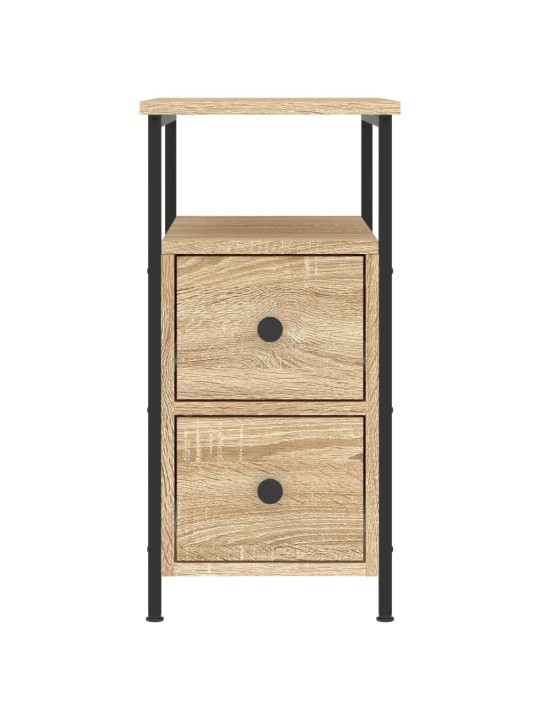 Noční stolky 2 ks dub sonoma 30 x 60 x 80 cm kompozitní dřevo
