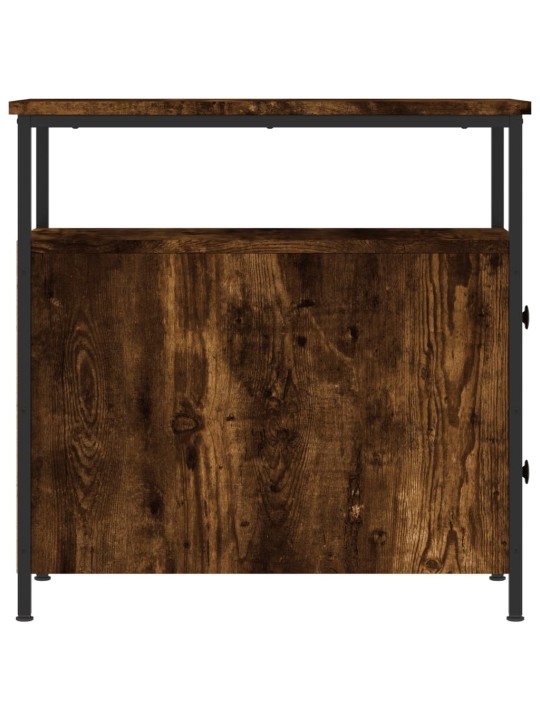 Noční stolky 2 ks kouřový dub 30 x 60 x 60 cm kompozitní dřevo