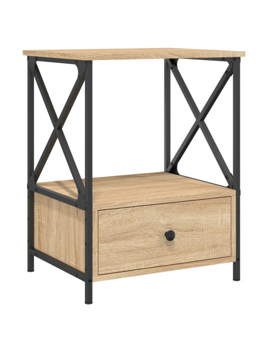 Noční stolky 2 ks dub sonoma 50 x 41 x 65 cm kompozitní dřevo