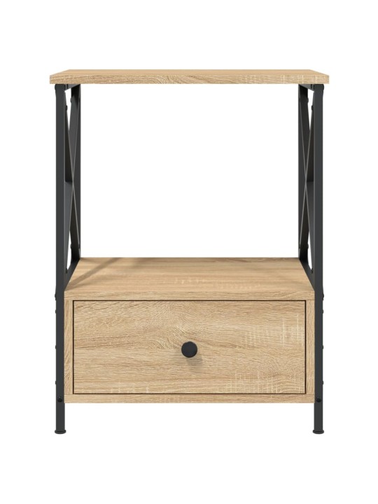 Noční stolky 2 ks dub sonoma 50 x 41 x 65 cm kompozitní dřevo
