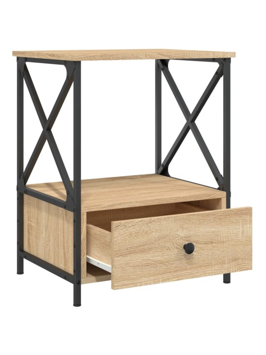 Noční stolky 2 ks dub sonoma 50 x 41 x 65 cm kompozitní dřevo