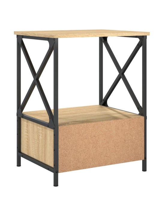 Noční stolky 2 ks dub sonoma 50 x 41 x 65 cm kompozitní dřevo