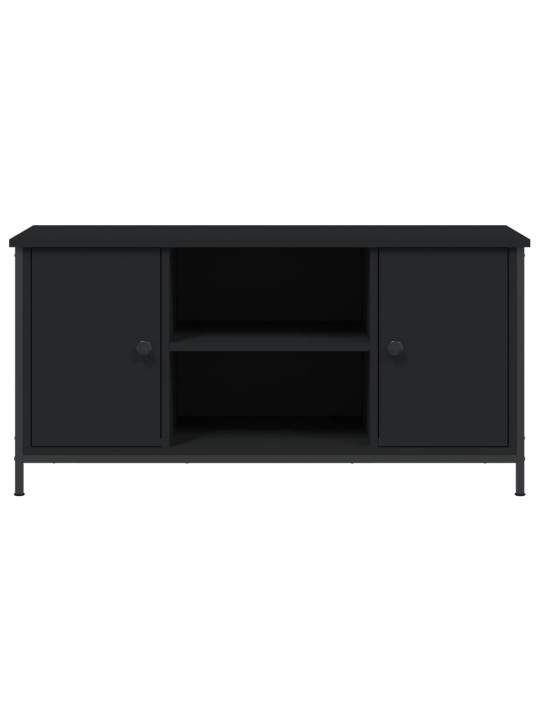 TV skříňka černá 100 x 40 x 50 cm kompozitní dřevo