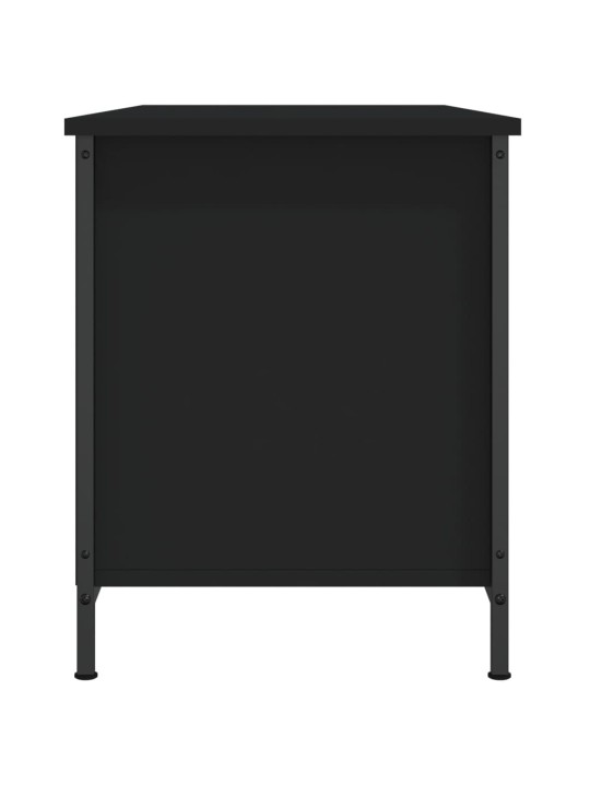 TV skříňka černá 100 x 40 x 50 cm kompozitní dřevo