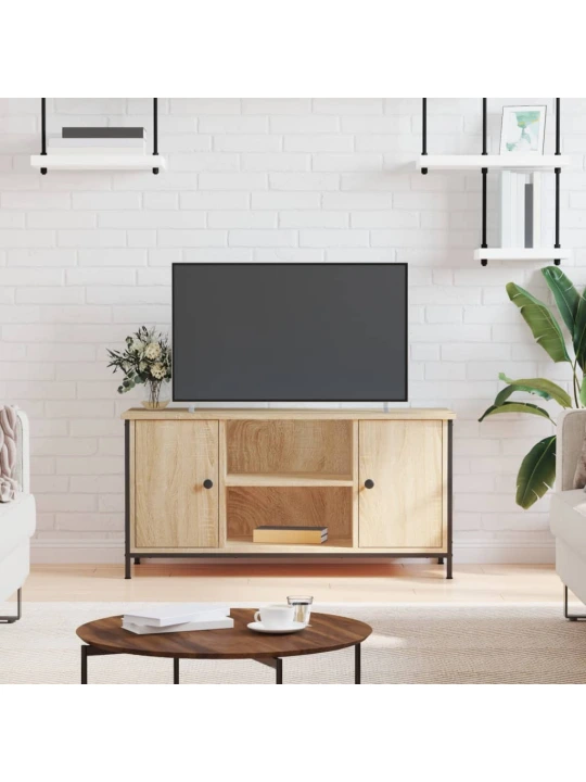TV skříňka dub sonoma 100 x 40 x 50 cm kompozitní dřevo